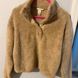 H&M Tan Teddy Jacket